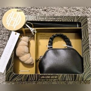 ✨ House of Harlow 1960 3-in-1 Love Leo Set | Nano Bag + Croissant Charm + Paris